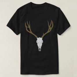 カスタマイズ可能なミュールジカの頭蓋骨 Tシャツ