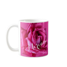 カスタマイズ可能なミリアムかわいらし名ホットピンクバラ愛