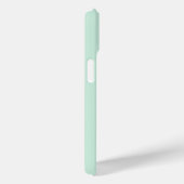 カスタマイズ可能なミントグリーンモノグラムフォンケース Case-Mate iPhoneケース (裏面 / 右)