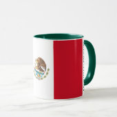 カスタマイズ可能なメキシコの誇り継承者向けの名入れマグカップ マグカップ (正面右)