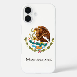 カスタマイズ可能なメキシコ鷲サイド グリーン レッド ストライプ iPhone 16ケース