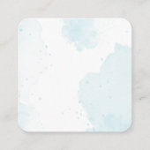 カスタマイズ可能なメス誕生日招待状 – 編集可能 エンクロージャーカード (裏面)