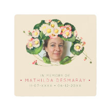 カスタマイズ可能なメモリアルアールヌーボーデイジー 素朴