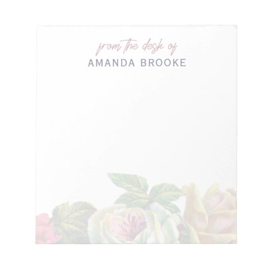 カスタマイズ可能なメモ帳テンプレート ノートパッド (正面)