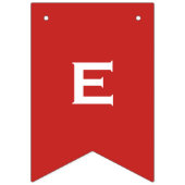 カスタマイズ可能なメリークリスマスレッドとグリーンバナー バンティングフラッグ (第2の旗)