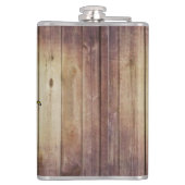 カスタマイズ可能なメリーランドの旗木フラスコ フラスク (裏面)