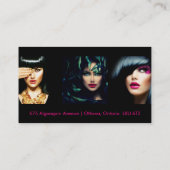 カスタマイズ可能なメーキャップアーティストの名刺 名刺 (裏面)