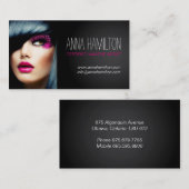 カスタマイズ可能なメーキャップアーティストの名刺 名刺 (正面/裏面)