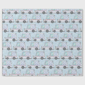 カスタマイズ可能なメールトラック ラッピングペーパー (フラット)