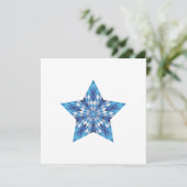 カスタマイズ可能なモザイクスターバスト カード (スタンド正面)