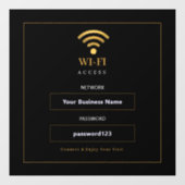 カスタマイズ可能なモダンWiFiサイン ウィンドウサイン (シート)