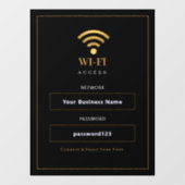 カスタマイズ可能なモダンWiFiサイン ウィンドウサイン (シート)