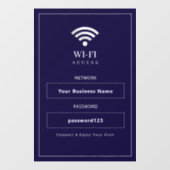 カスタマイズ可能なモダンWiFiサイン ウィンドウサイン (シート)