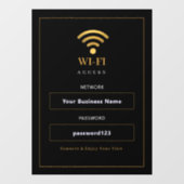 カスタマイズ可能なモダンWiFiサイン ウィンドウサイン (シート)