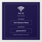 カスタマイズ可能なモダンWiFiサイン ウィンドウサイン (シート)