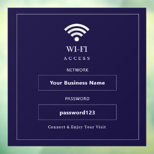 カスタマイズ可能なモダンWiFiサイン ウィンドウサイン