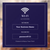 カスタマイズ可能なモダンWiFiサイン ウィンドウサイン (シート2)