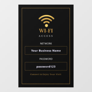 カスタマイズ可能なモダンWiFiサイン ウィンドウサイン