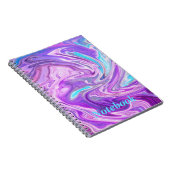 カスタマイズ可能なモノクロフォトジャーナル ノートブック (右側)