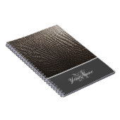 カスタマイズ可能なモノグラエレガントムグランジ! ノートブック (右側)