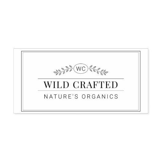 カスタマイズ可能なモノグラシンプルムエレガントビジネス ラバースタンプ (インプリント)