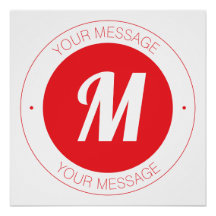 カスタマイズ可能なモノグラムおよび円形文字テンプレート