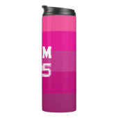 カスタマイズ可能なモノグラムと年 タンブラー (回転右)