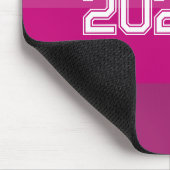 「カスタマイズ可能なモノグラムと年 マウスパッド (コーナー)