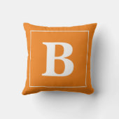 カスタマイズ可能なモノグラムの装飾用クッション クッション (裏面)