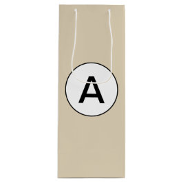 カスタマイズ可能なモノグラムを有するワイン抱き枕 ワインギフトバッグ