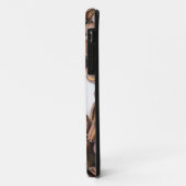 カスタマイズ可能なモノグラムコーヒーホリックの電話ケース！ Case-Mate iPhoneケース (裏面/左)