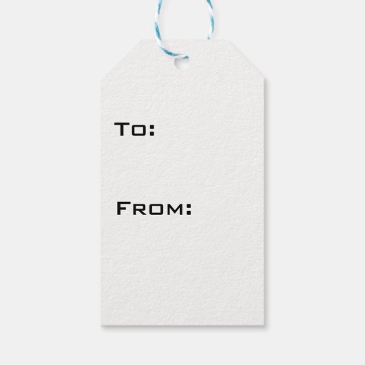 カスタマイズ可能なモノグラムサークルギフトラベル ギフトタグ (裏面)