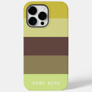 カスタマイズ可能なモノグラム名とColorBlocksデザイン Case-Mate iPhone 14 Pro Maxケース