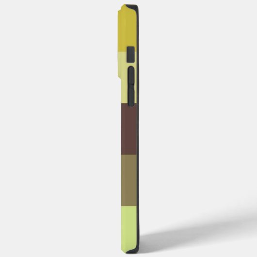 カスタマイズ可能なモノグラム名とColorBlocksデザイン Case-Mate iPhoneケース (裏面 / 左)