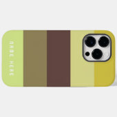 カスタマイズ可能なモノグラム名とColorBlocksデザイン Case-Mate iPhoneケース (裏面 (横))