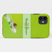 カスタマイズ可能なモノグラム幸運の小さなラディバグ! Case-Mate iPhoneケース (裏面(横))