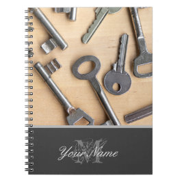 カスタマイズ可能なモノグラム違う鍵! ノートブック
