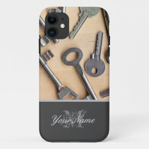 カスタマイズ可能なモノグラム違う鍵! iPhone 11 ケース