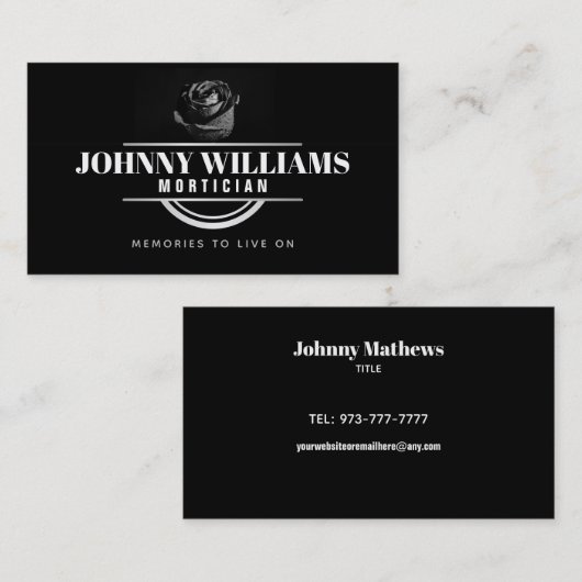 カスタマイズ可能なモルティシアンの名刺 名刺 (正面/裏面)