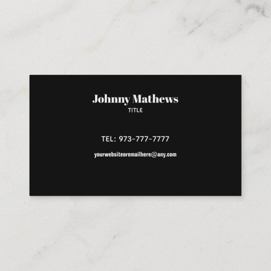 カスタマイズ可能なモルティシアンの名刺 名刺 (裏面)