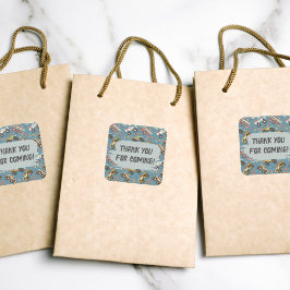 カスタマイズ可能なモンスタートラックレース誕生日パーティー スクエアシール