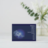 カスタマイズ可能なユニコーン- 名刺 (スタンド正面)