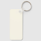 カスタマイズ可能なユーモアあふれるかわいい笑顔の猫 キーホルダー (裏面)