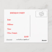 カスタマイズ可能なユーモアあふれる海賊猫 ポストカード (裏面)