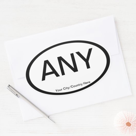 カスタマイズ可能なユーロ楕円の自動スタンプ 楕円形シール (封筒)