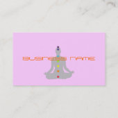 カスタマイズ可能なヨガ名刺 名刺 (裏面)