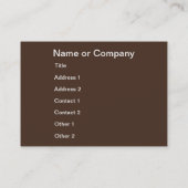 カスタマイズ可能なヨーロッパの地図! 名刺 (裏面)