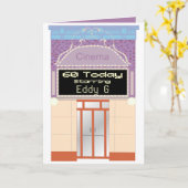 カスタマイズ可能なライトの名前 カード (黄色い花)