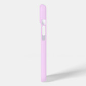 カスタマイズ可能なライトパープルのモノグラムフォンケース Case-Mate iPhoneケース (裏面 / 左)