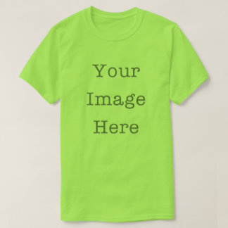 カスタマイズ可能なライムグリーンのオリジナルTシャツ Tシャツ